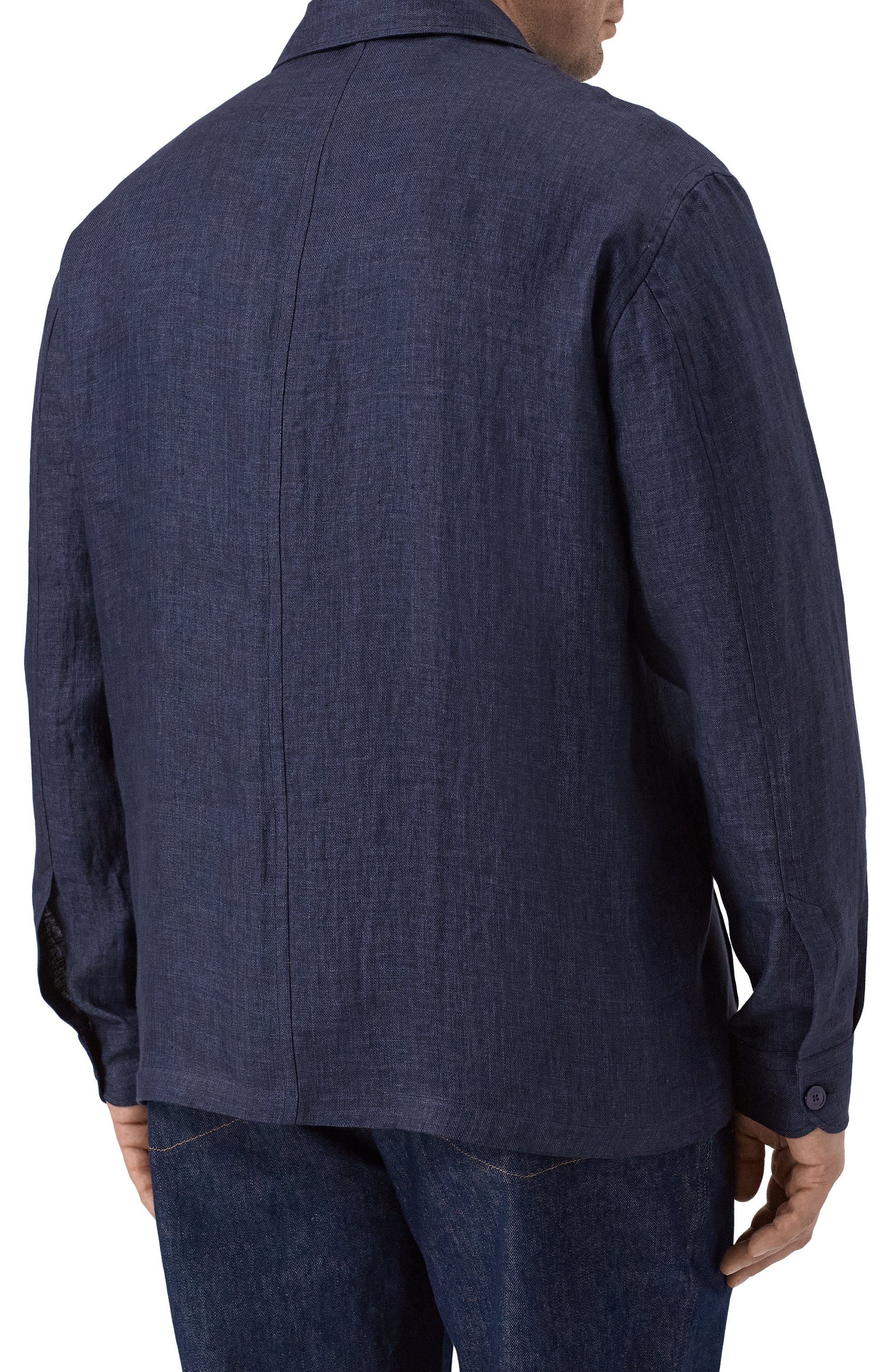 Льняная куртка-рубашка STEFANO RICCI, арт. SP008204/BN2930, фото 4