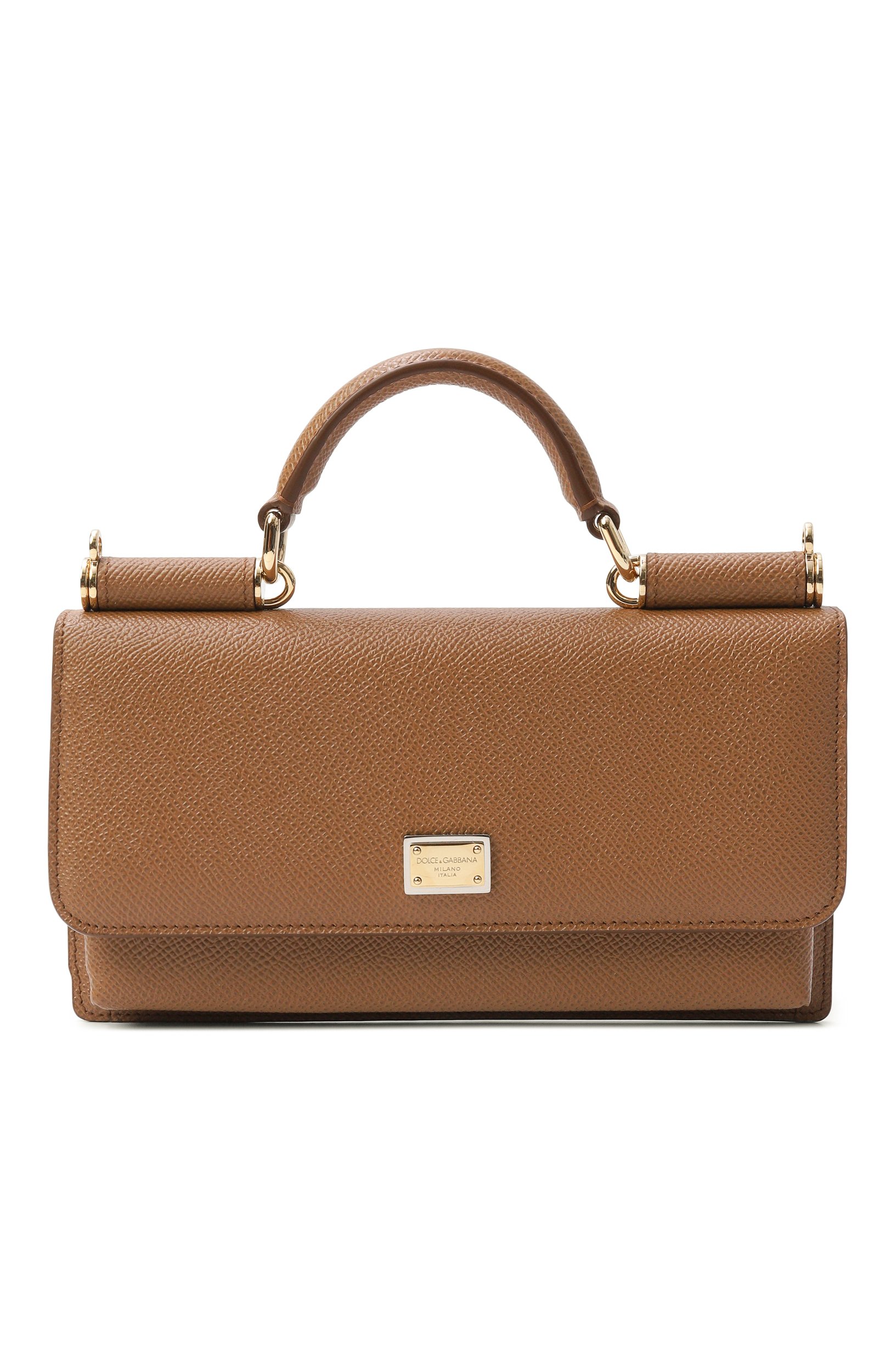 Сумка sicily DOLCE & GABBANA светло-коричневого цвета по цене 121000 руб., арт. BI3280/A1001, фото 1 Сумка sicily DOLCE & GABBANA, арт. BI3280/A1001, фото 1