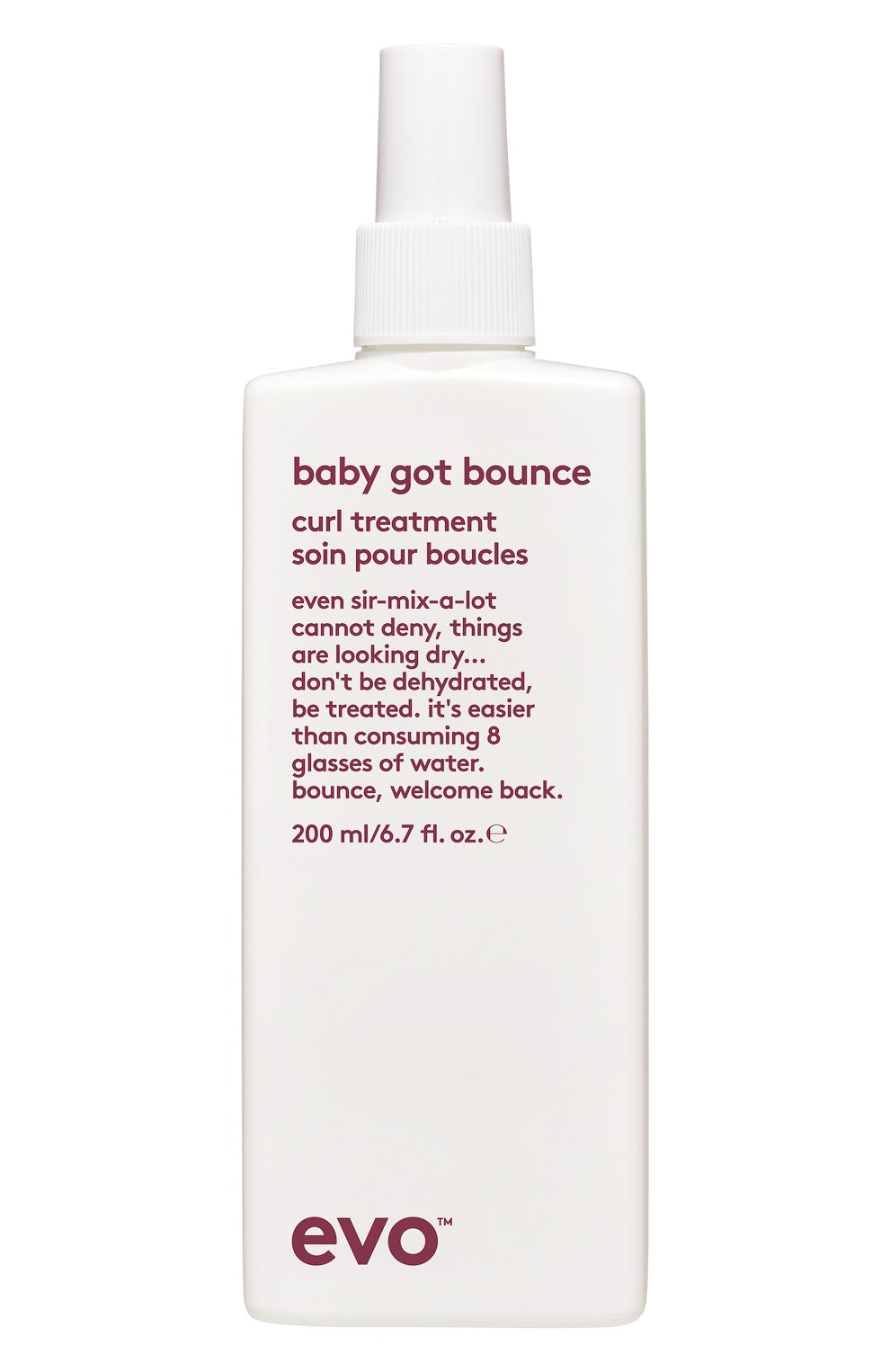 Смываемый уход для вьющихся и кудрявых волос baby got bounce (200ml) EVO бесцветного цвета по цене 5080 руб., арт. 9349769010242, фото 1 Смываемый уход для вьющихся и кудрявых волос baby got bounce (200ml) EVO, арт. 9349769010242, фото 1