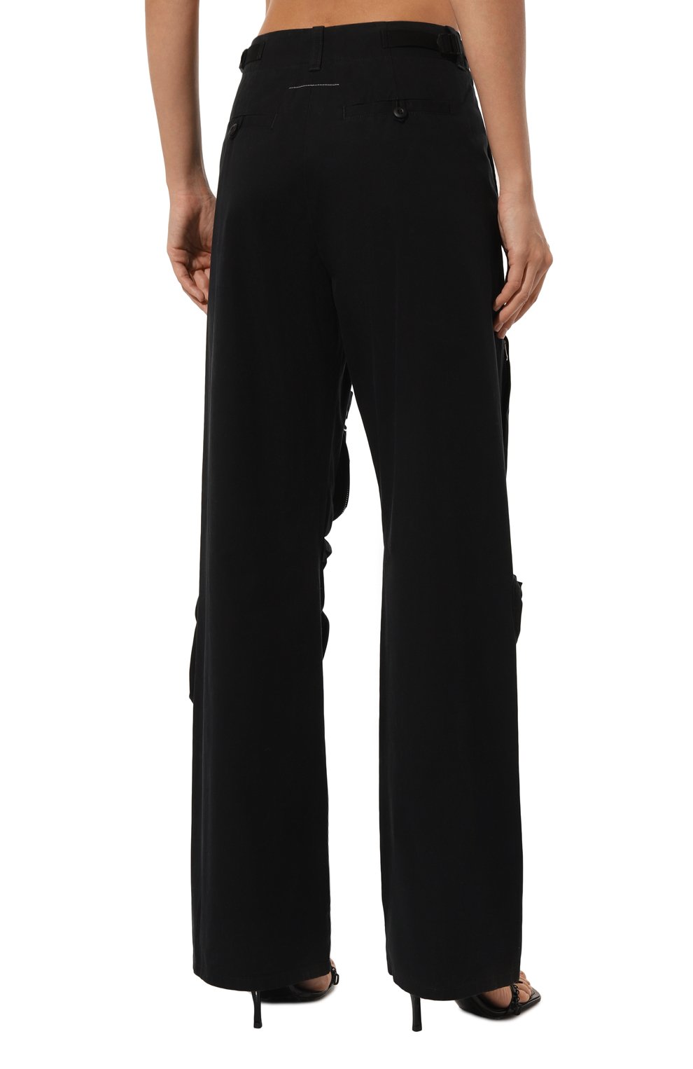 Хлопковые брюки-карго MM6, арт. S52KA0504/M35148, фото 4