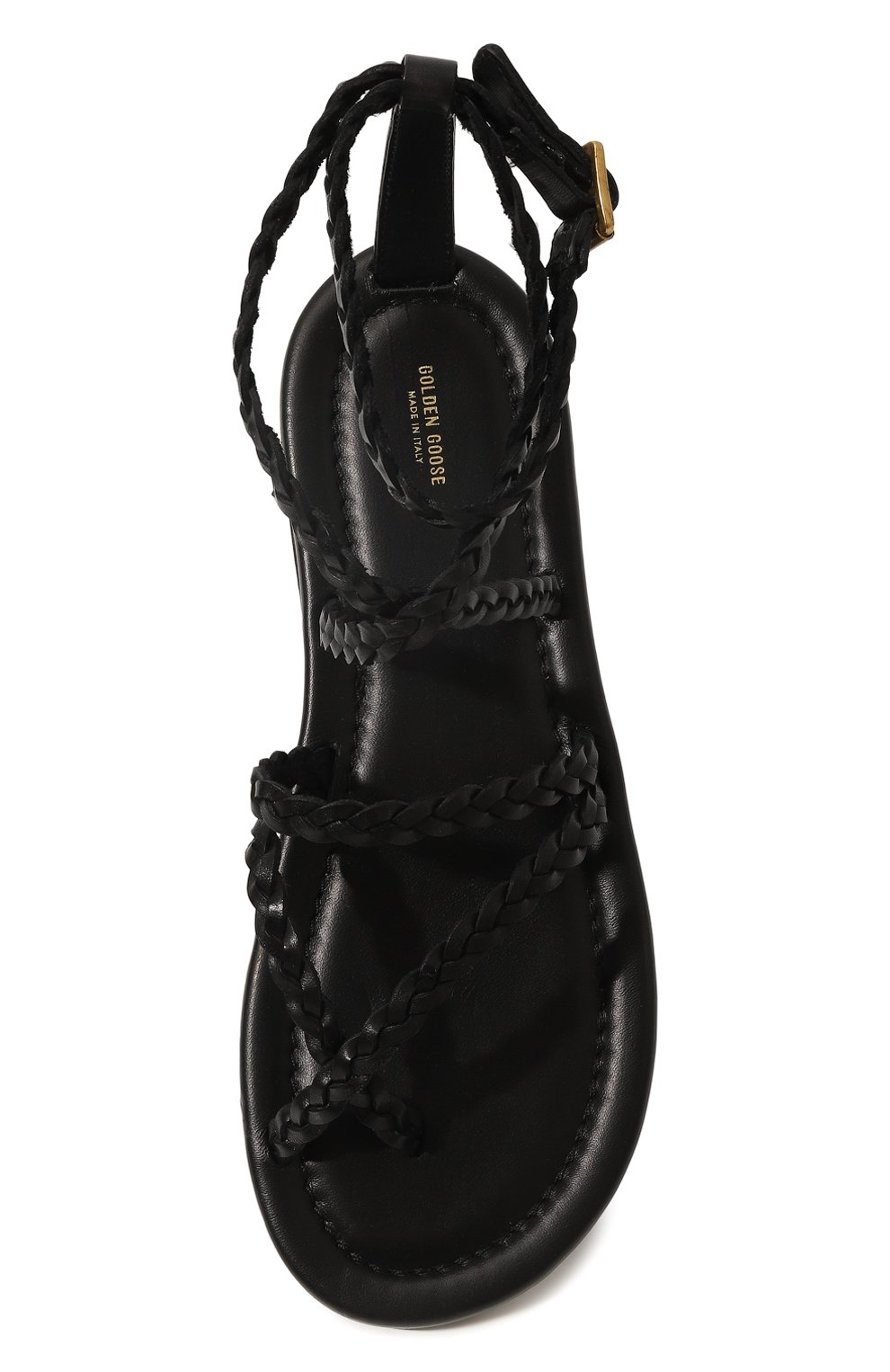 Кожаные сандалии braided GOLDEN GOOSE DELUXE BRAND, арт. GWF00653.F005505, фото 6