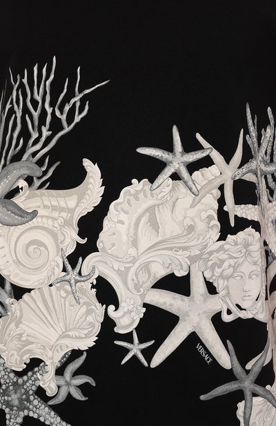 Хлопковая футболка VERSACE, арт. 1013302/1A11409, фото 5