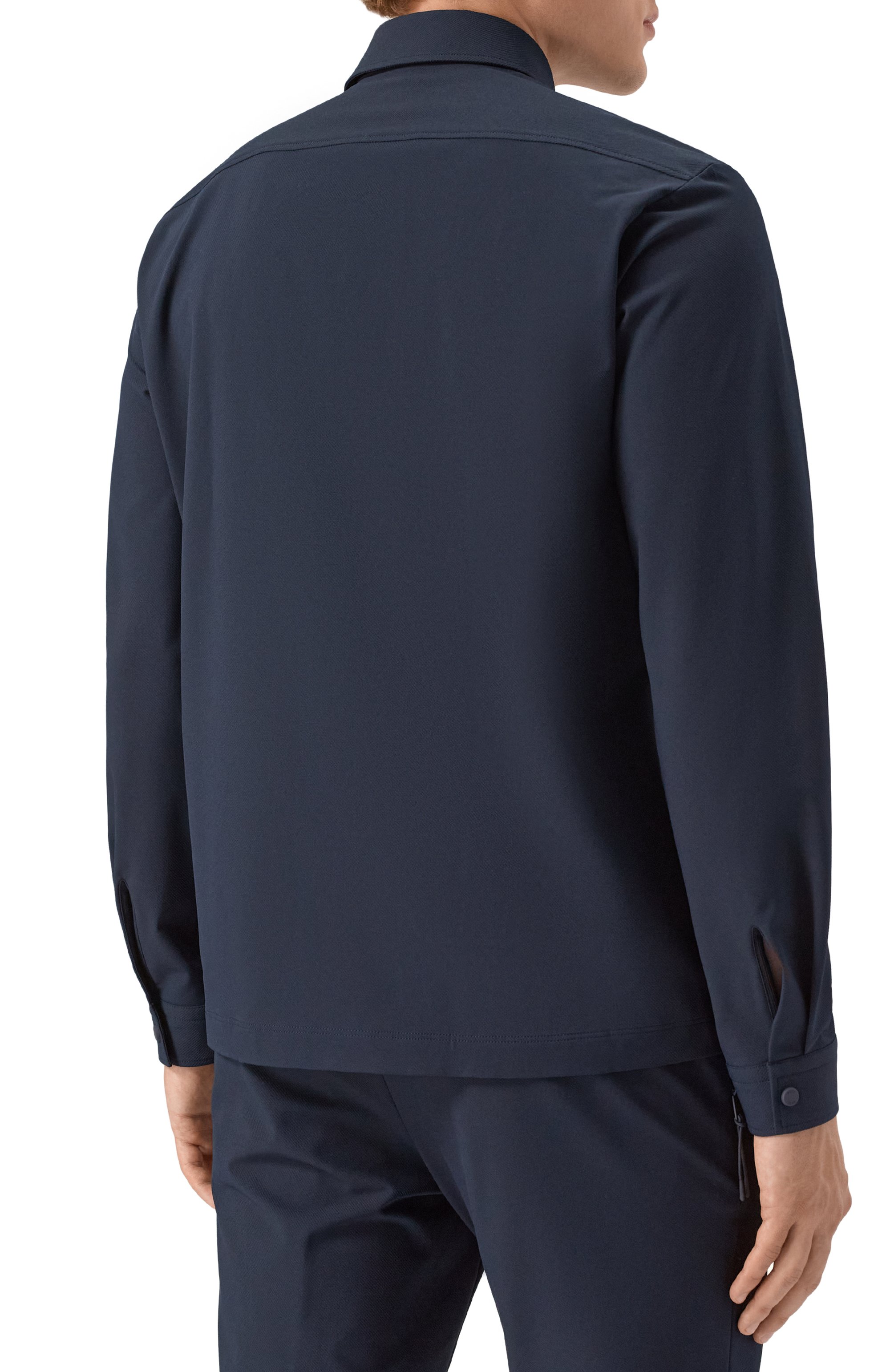 Рубашка BOSS темно-синего цвета по цене 29950 руб., арт. 50545325, фото 4 Рубашка BOSS, арт. 50545325, фото 4