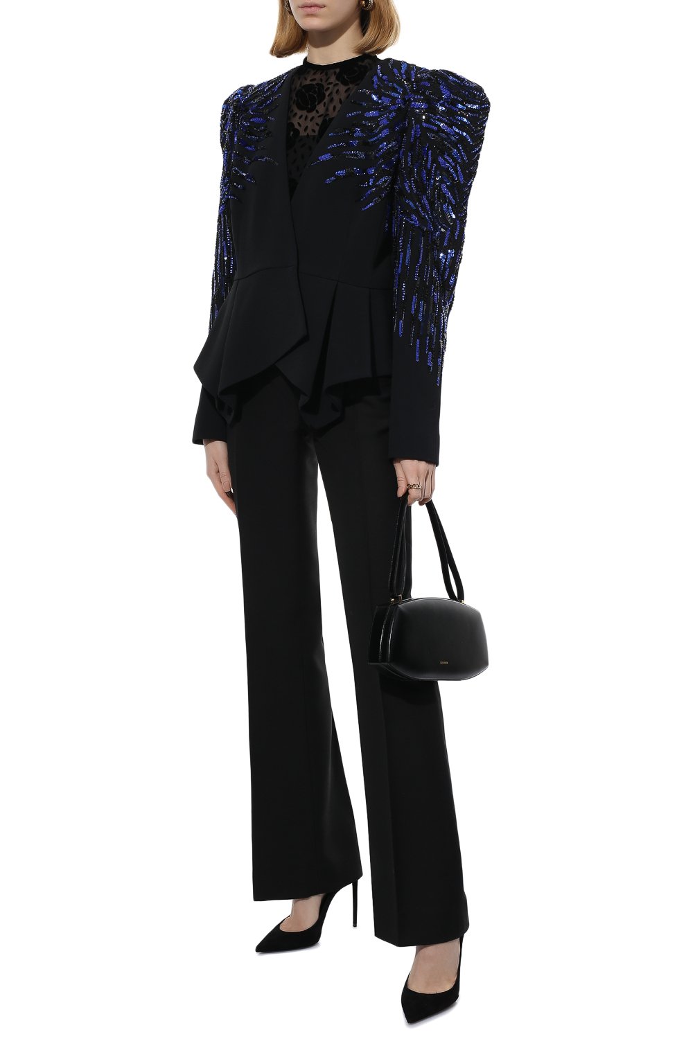 Жакет с отделкой пайетками ZUHAIR MURAD, арт. JKS21015/CRCA007, фото 2