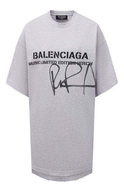 Женская хлопковая футболка BALENCIAGA, арт. 676589/TLV57