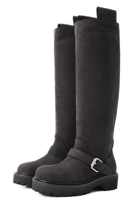 Женские сапоги из нубука MATTIA CAPEZZANI, арт. W521/NABUK+M0NT0NE