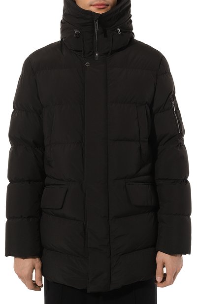 Пуховик davide-stp MOORER черного цвета по цене 270500 руб., арт. EDIVA-STP_SET, фото 3 Пуховик davide-stp MOORER, арт. EDIVA-STP_SET, фото 3