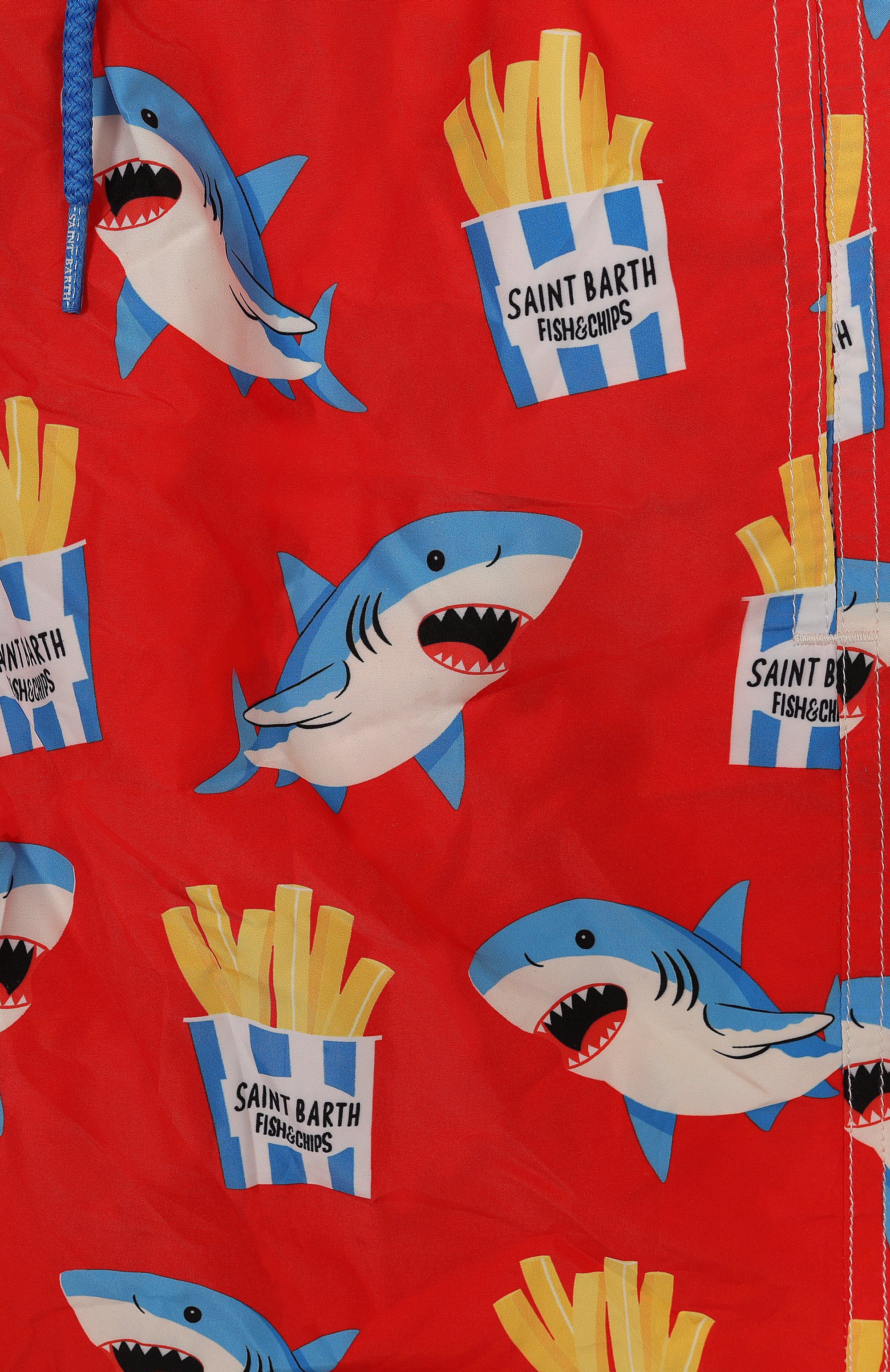 Плавки-шорты MC2 SAINT BARTH красного цвета по цене 9950 руб., арт. JEAN LIGHTING/01135H, фото 3 Плавки-шорты MC2 SAINT BARTH, арт. JEAN LIGHTING/01135H, фото 3