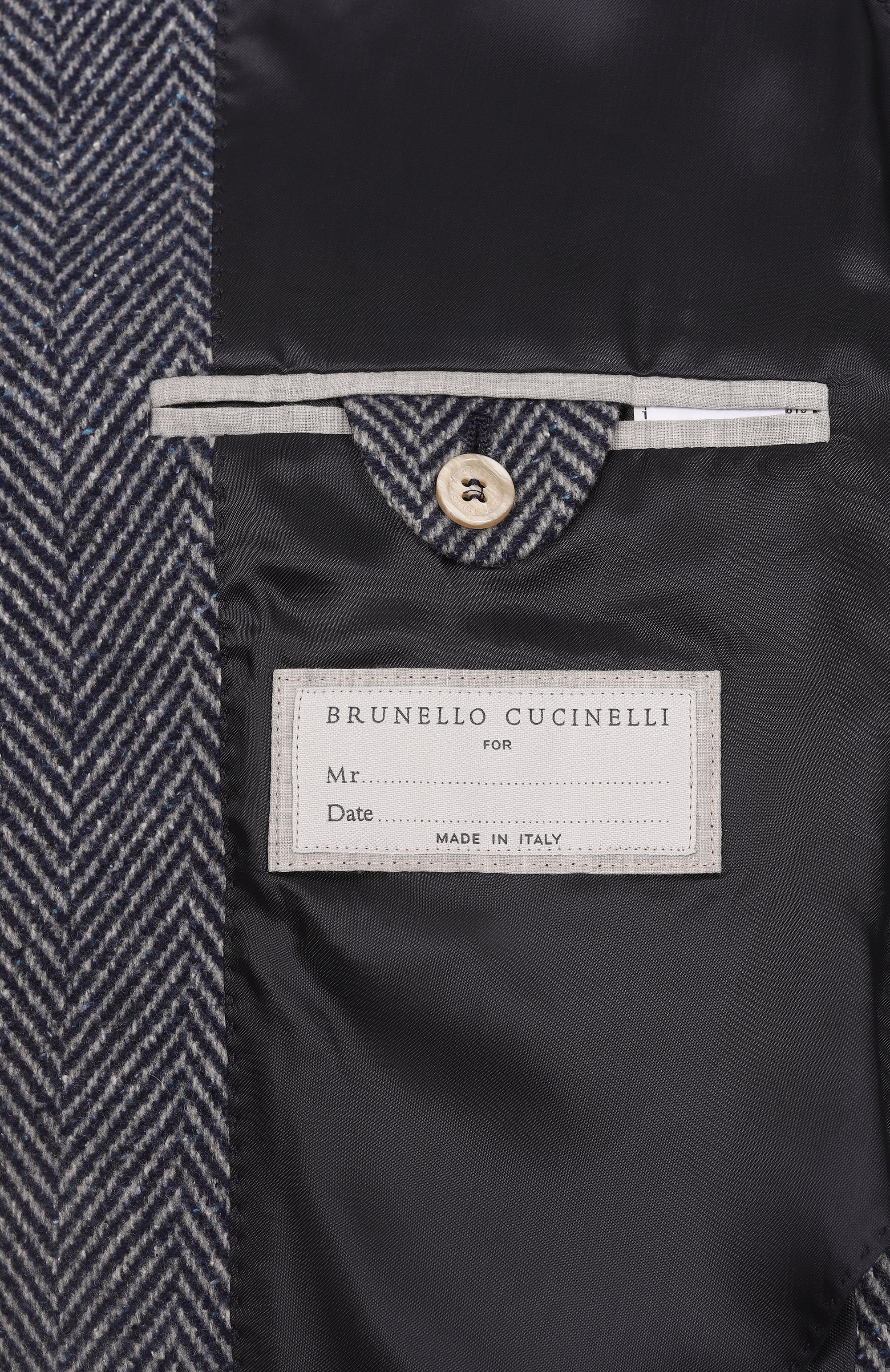 Куртка из шерсти и шелка BRUNELLO CUCINELLI синего цвета по цене 416500 руб., арт. MY4436265, фото 7 Куртка из шерсти и шелка BRUNELLO CUCINELLI, арт. MY4436265, фото 7