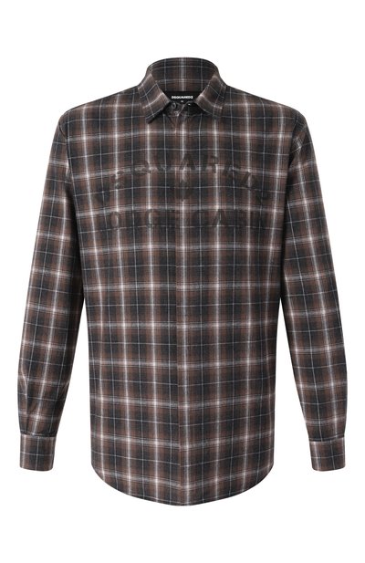 Мужская хлопковая рубашка DSQUARED2, арт. S74DM0918/D35161