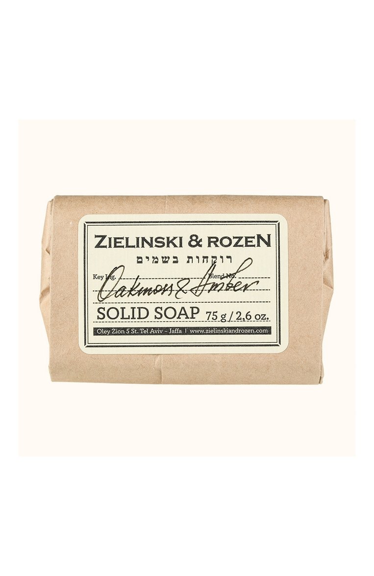 Твердое мыло дубовый мох, амбра (75g) ZIELINSKI&ROZEN, арт. 4627153153573, фото 1
