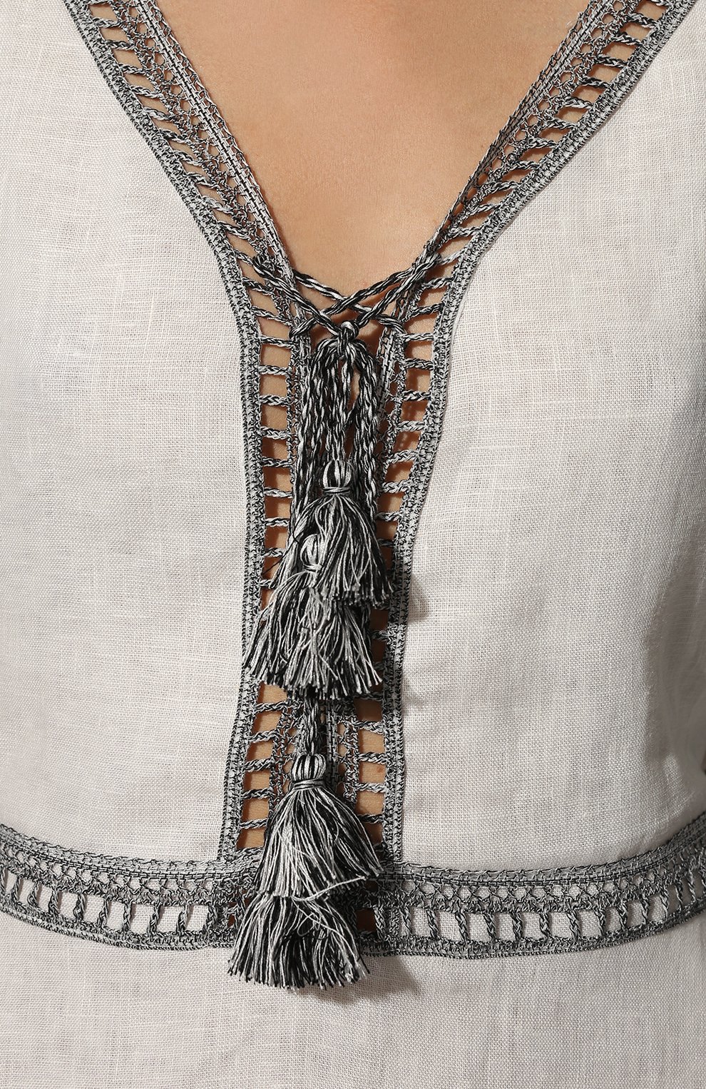 Льняное платье ERMANNO SCERVINO, арт. D404Q600BMY, фото 5