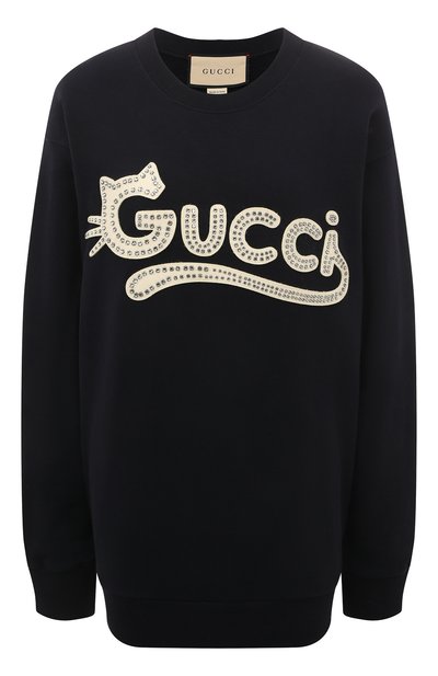 Женский хлопковый свитшот GUCCI, арт. 617964 XJDDK
