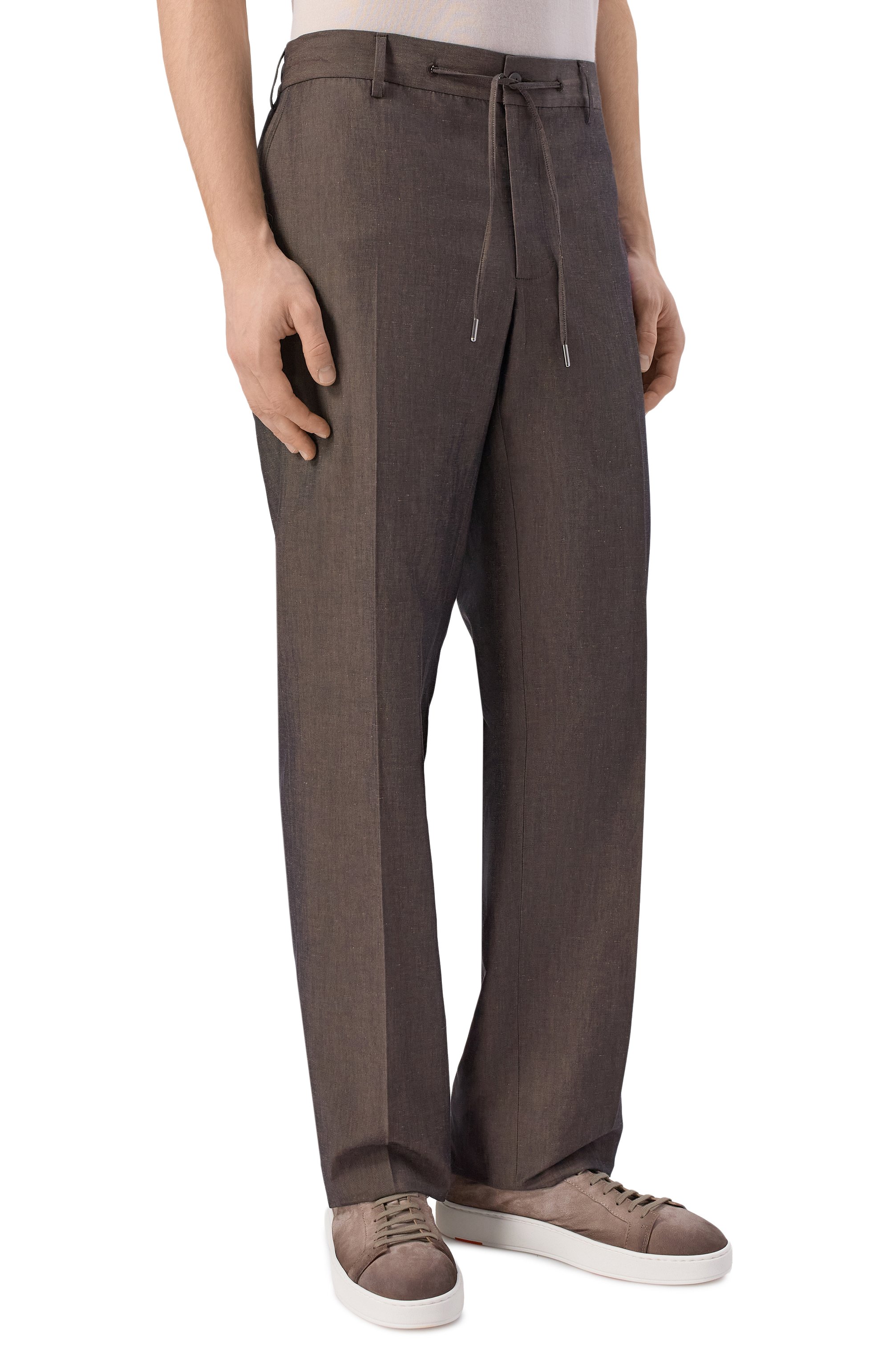 Брюки из хлопка и льна MVST, арт. M26.CSM.T416/802-C0/LINEN, фото 3