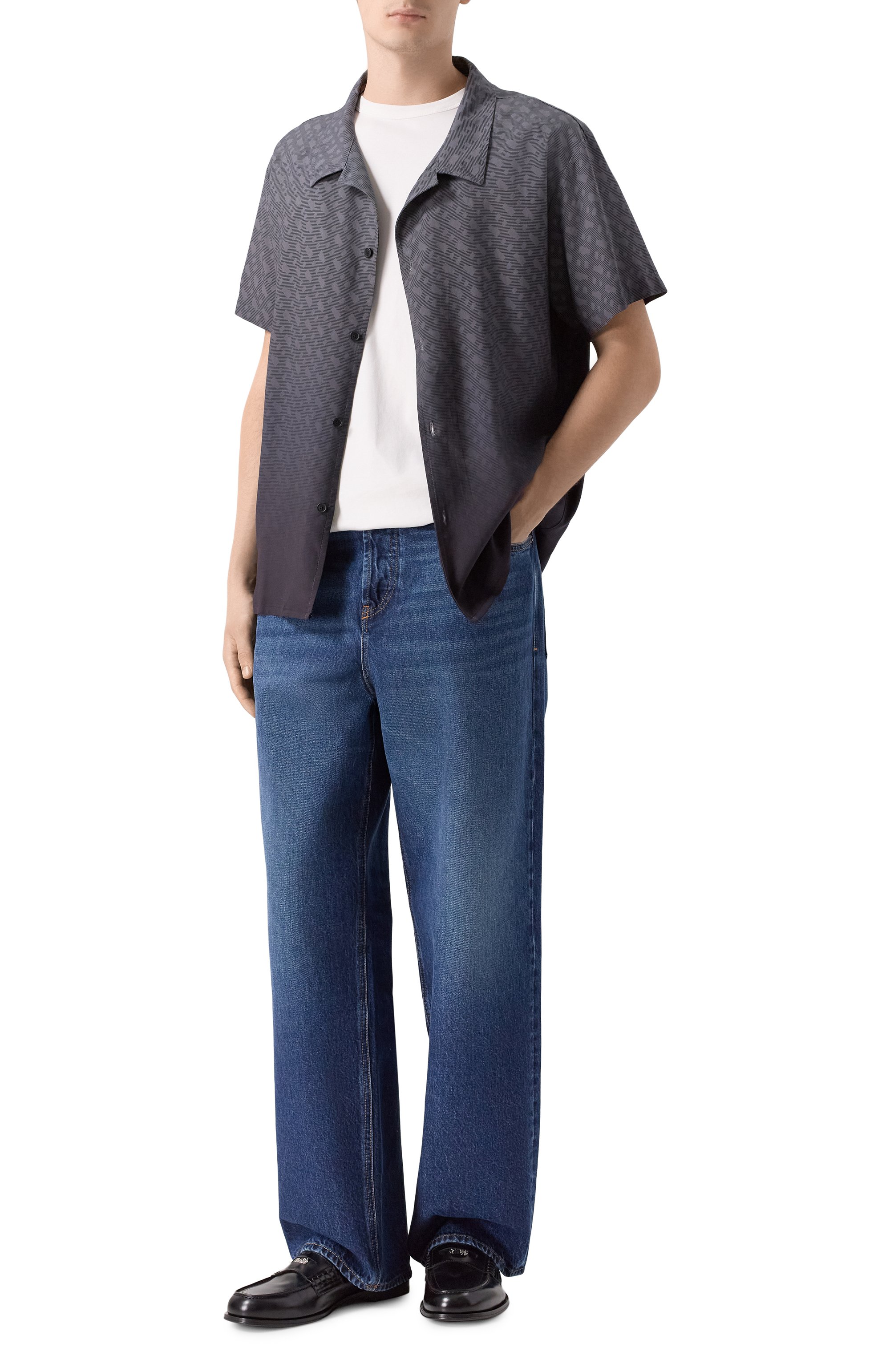 Рубашка из вискозы BOSS, арт. 50534342, фото 2