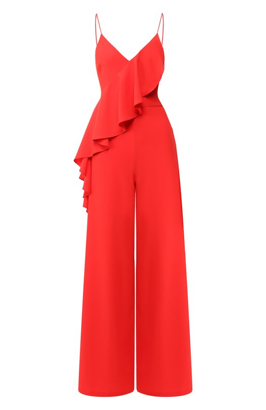 

Комбинезон с оборкой Alice + Olivia, Красный