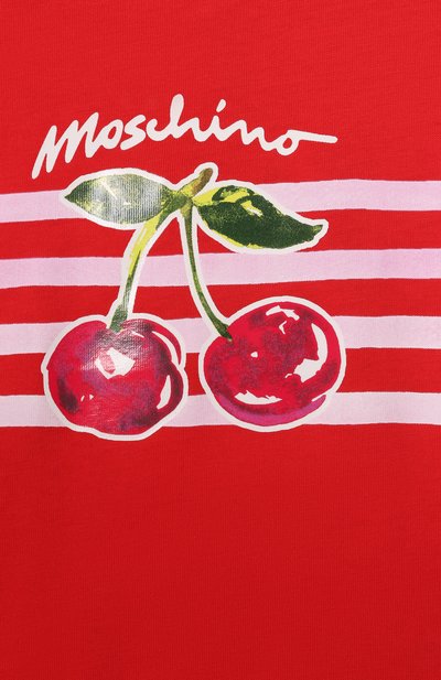 Хлопковая футболка MOSCHINO, арт. HDM06Y/LAA02, фото 3