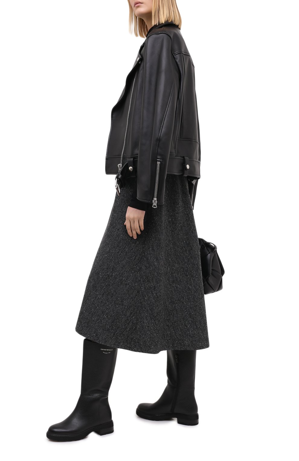 Кожаные сапоги EMPORIO ARMANI, арт. X3N151/XF121, фото 2