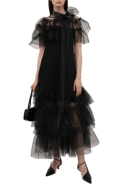 Платье REDVALENTINO черного цвета по цене 104000 руб., арт. WR0VA19U/669, фото 2 Платье REDVALENTINO, арт. WR0VA19U/669, фото 2