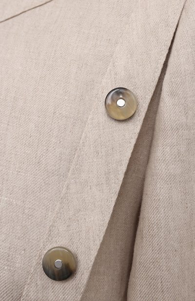 Льняное платье GIORGIO ARMANI бежевого цвета по цене 282500 руб., арт. 1SHVA088/T02A6, фото 5 Льняное платье GIORGIO ARMANI, арт. 1SHVA088/T02A6, фото 5