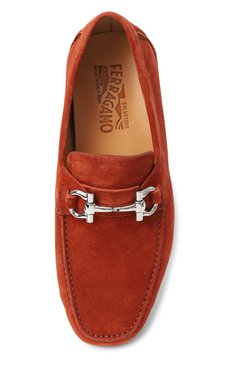 Замшевые мокасины FERRAGAMO, арт. 020350/757737, фото 4