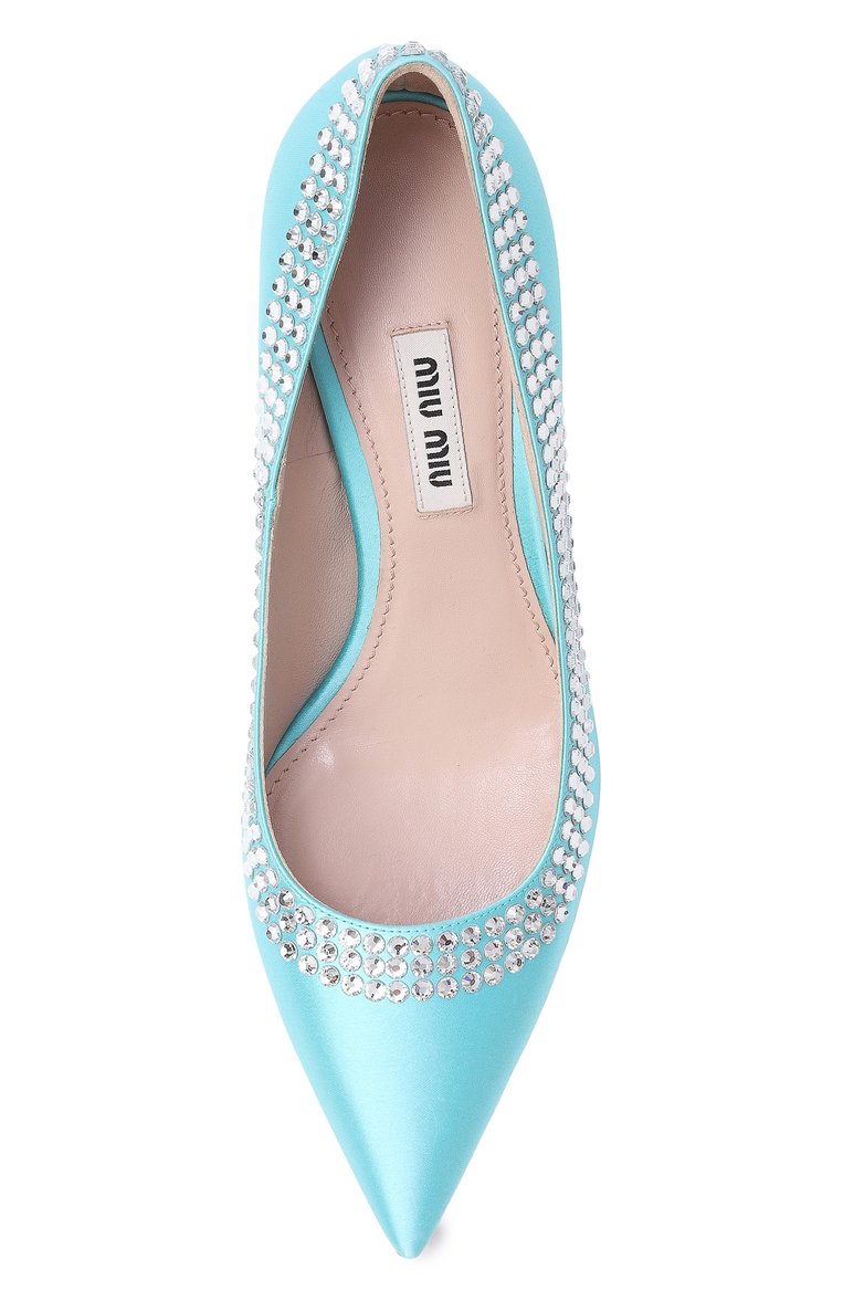 Текстильные туфли MIU MIU, арт. 5I796C-ZIZ-F064W-M075, фото 4