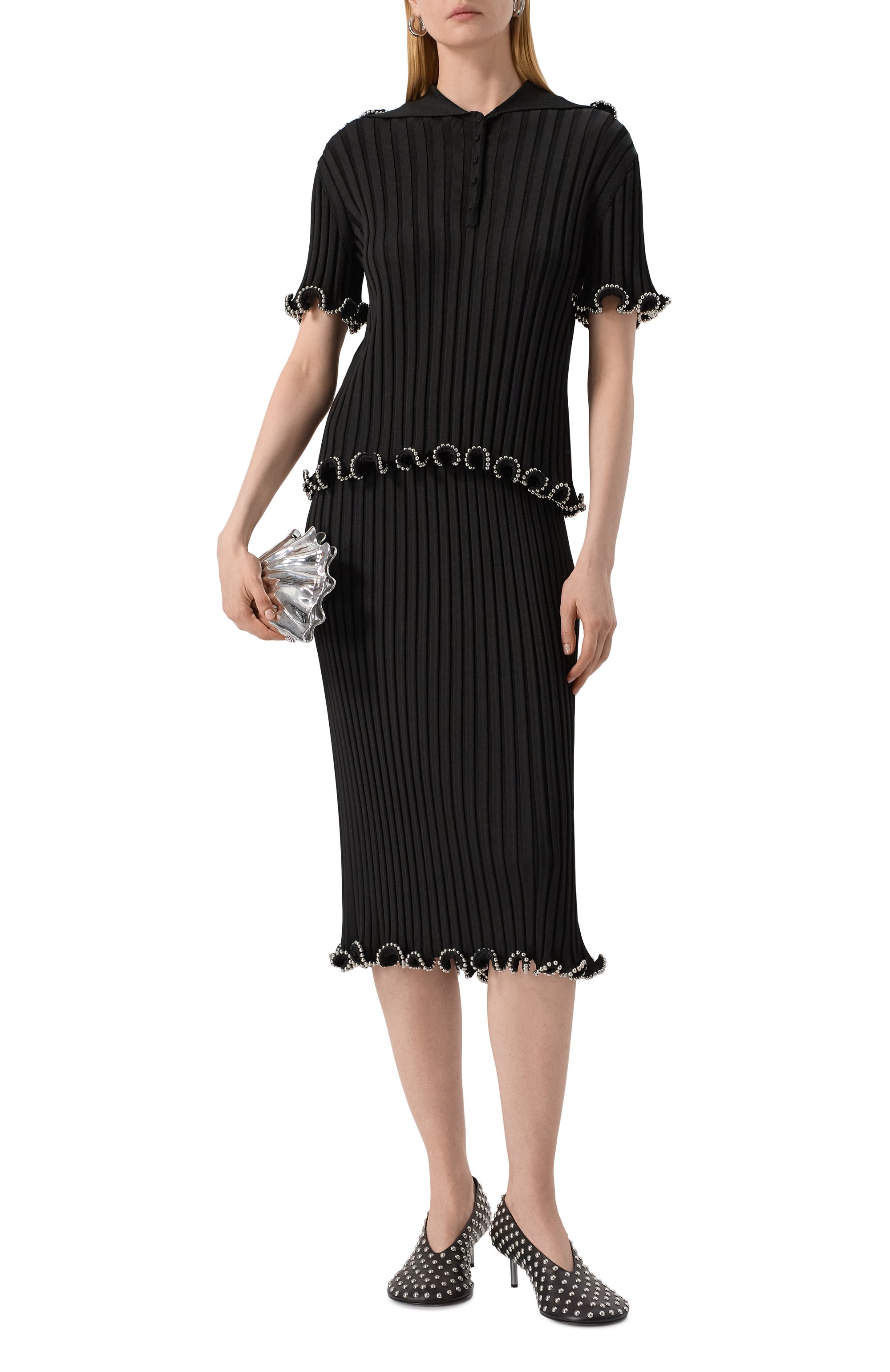 Юбка из вискозы JIL SANDER, арт. J03MA0233-J18346, фото 2