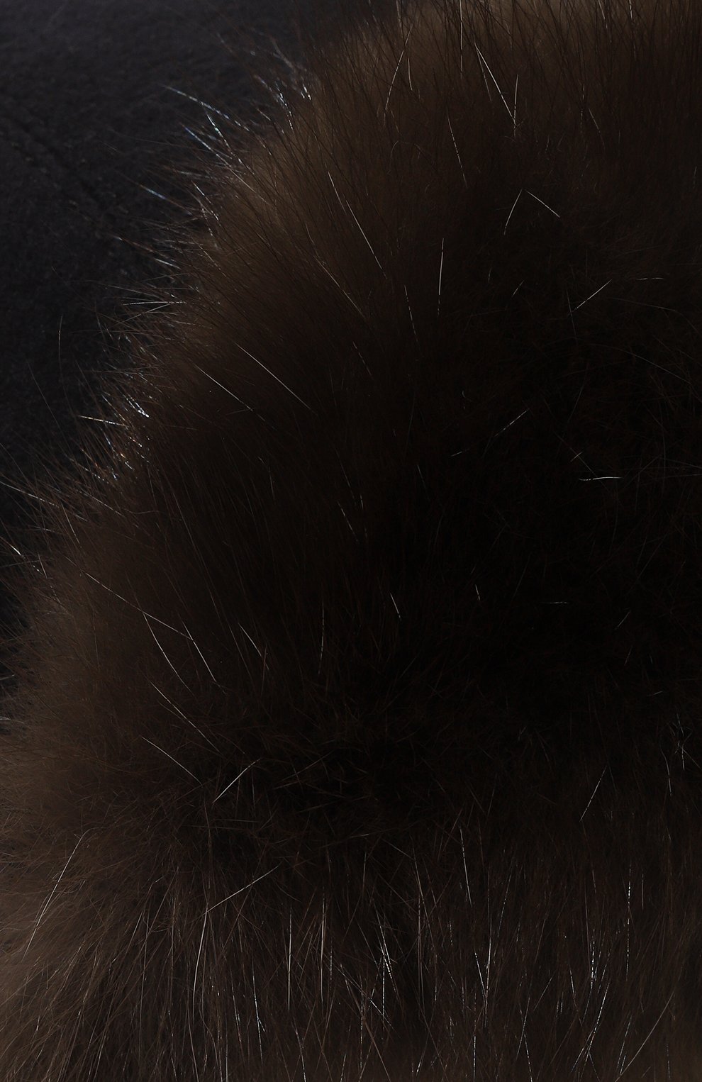 Шерстяная шапка-ушанка с мехом соболя VICTORIA KUSENKOVA, арт. 099103584153, фото 4