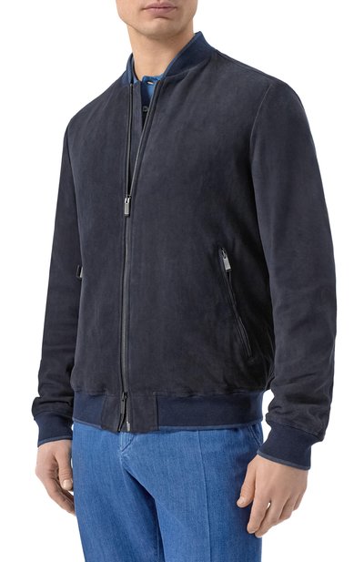 Замшевый бомбер PAUL&SHARK, арт. 26412484R, фото 3