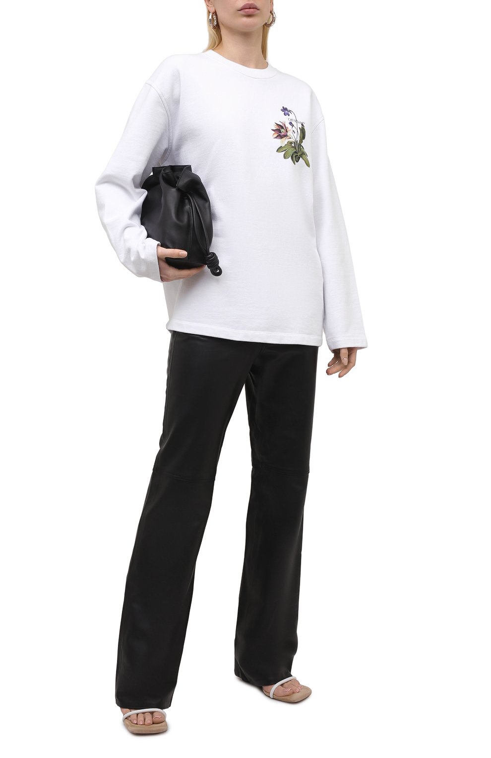 Хлопковый свитшот OFF-WHITE белого цвета по цене 54650 руб., арт. 0WBA062S21JER003, фото 2 Хлопковый свитшот OFF-WHITE, арт. 0WBA062S21JER003, фото 2