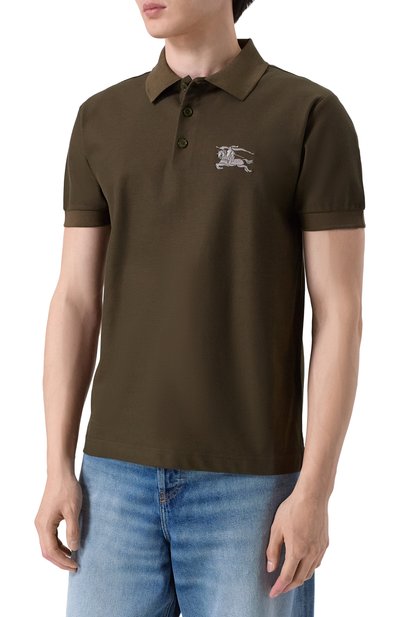 Хлопковое поло BURBERRY, арт. 8119010, фото 3