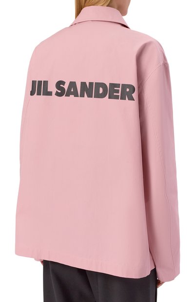 Хлопковая куртка JIL SANDER розового цвета по цене 212500 руб., арт. J53BN0004/J45306, фото 4 Хлопковая куртка JIL SANDER, арт. J53BN0004/J45306, фото 4