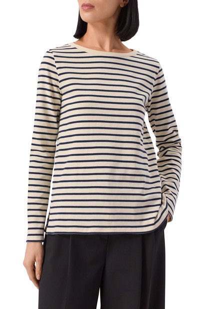 Хлопковый лонгслив WEEKEND MAX MARA, арт. ERASM0, фото 3