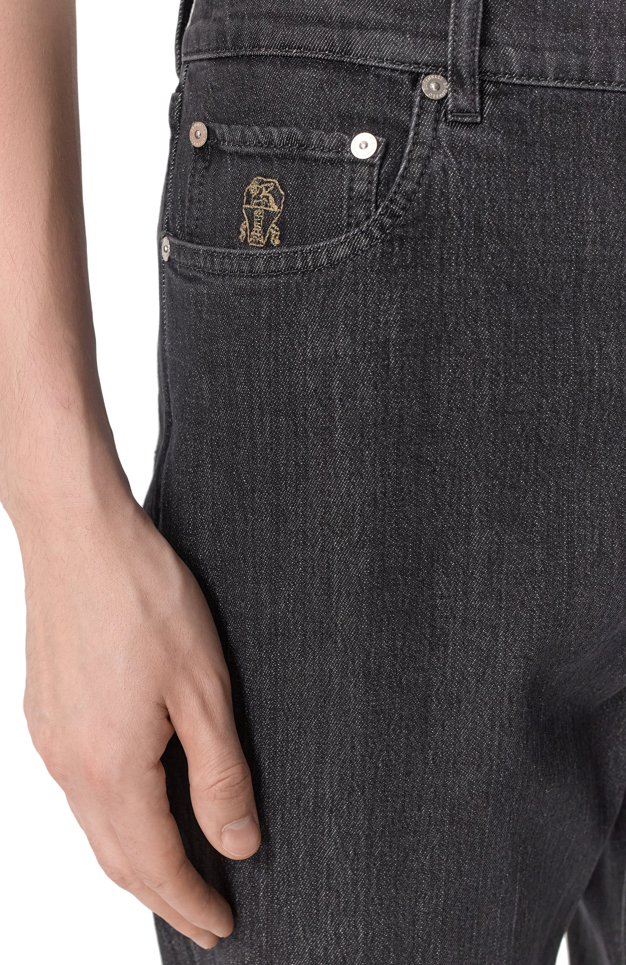 Джинсы iconic fit BRUNELLO CUCINELLI, арт. M257P01090, фото 5