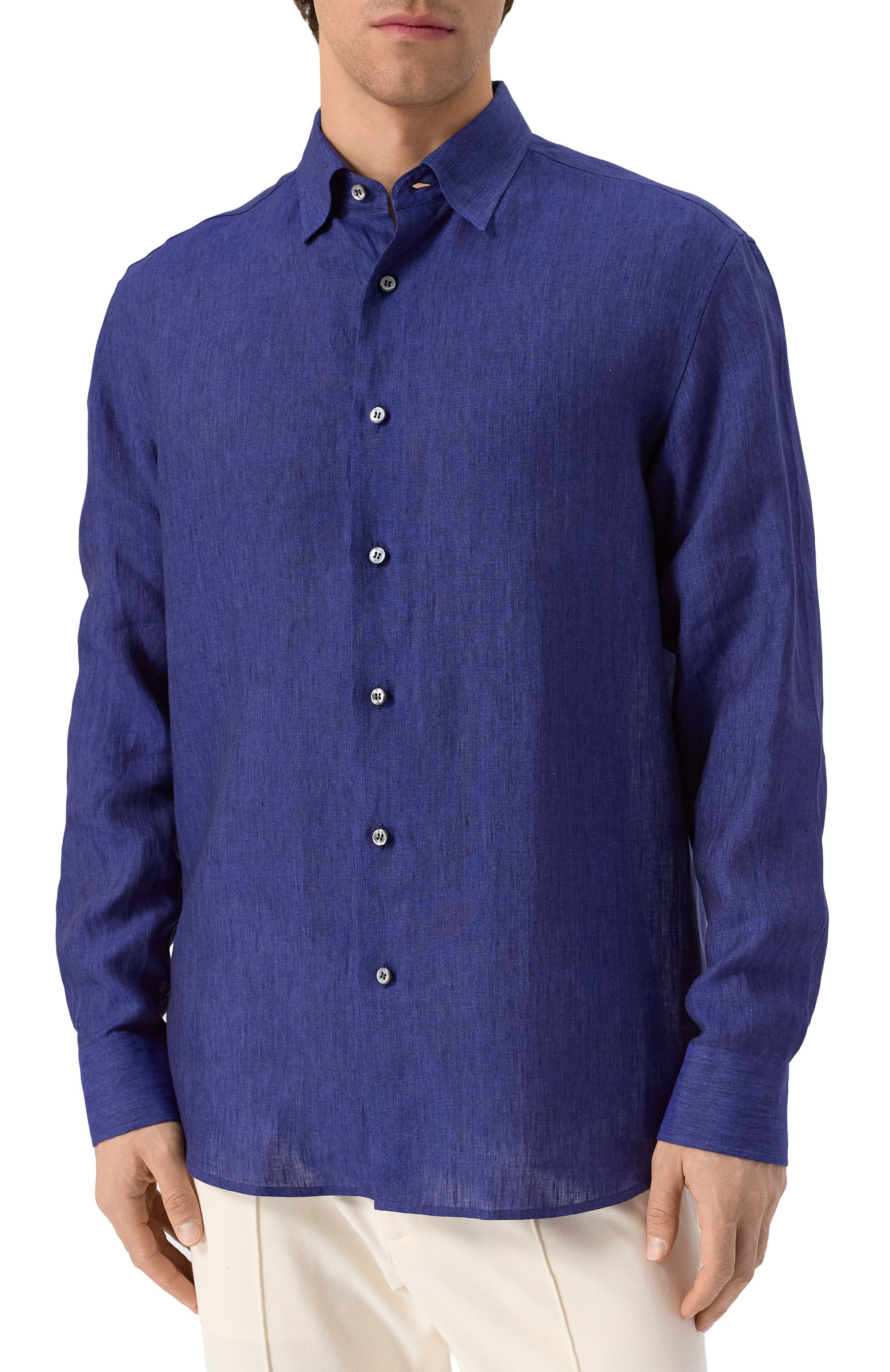 Льняная рубашка BRIONI, арт. SCAY0L/P9111, фото 3