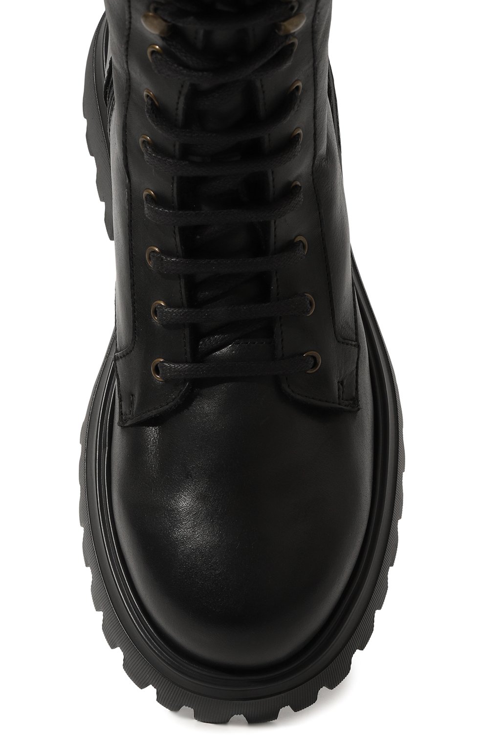 Кожаные ботинки DOLCE & GABBANA, арт. DA5186/A1048/37-39, фото 4