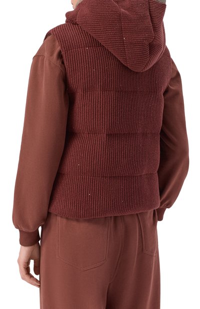 Пуховый жилет BRUNELLO CUCINELLI, арт. M0DVT2142, фото 4