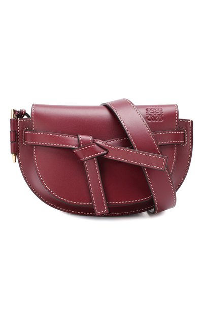 Поясная сумка gate mini LOEWE бордового цвета по цене 142000 руб., арт. 321.54.Z58, фото 5 Поясная сумка gate mini LOEWE, арт. 321.54.Z58, фото 5