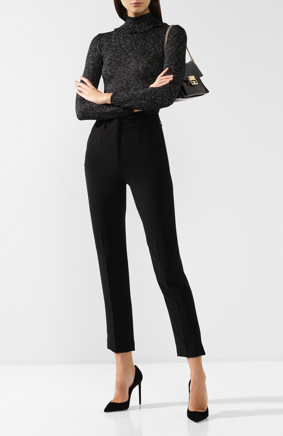 Шелковые брюки GIORGIO ARMANI, арт. 9WHPP071/T0010, фото 2