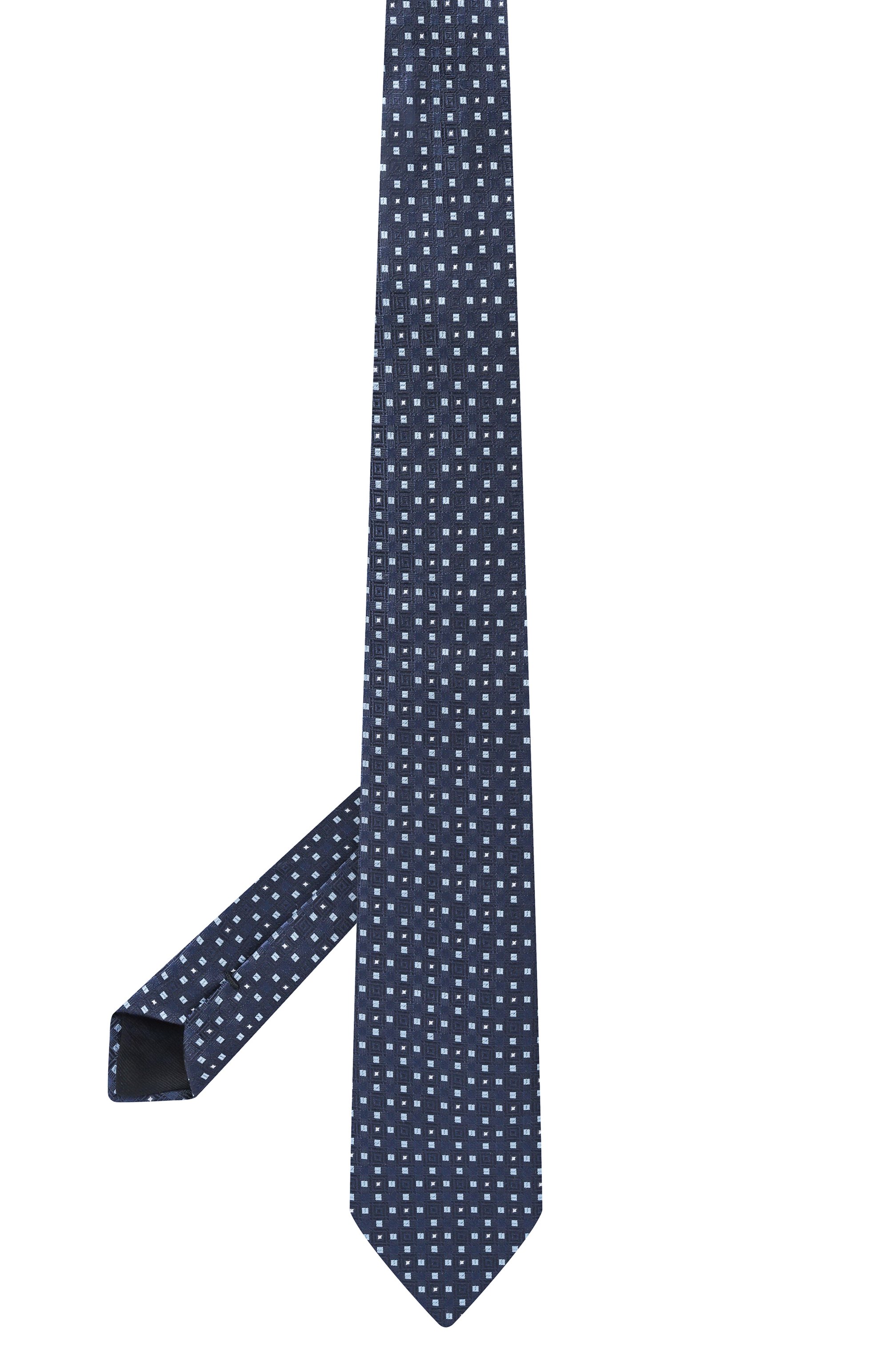 Галстук BOSS темно-синего цвета по цене 9195 руб., арт. 50560857, фото 3 Галстук BOSS, арт. 50560857, фото 3