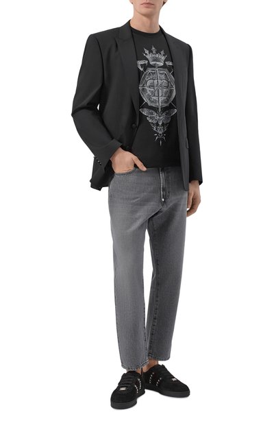 Замшевые кеды retro rebel PHILIPP PLEIN, арт. SAFS USC0911 PLE009N, фото 2