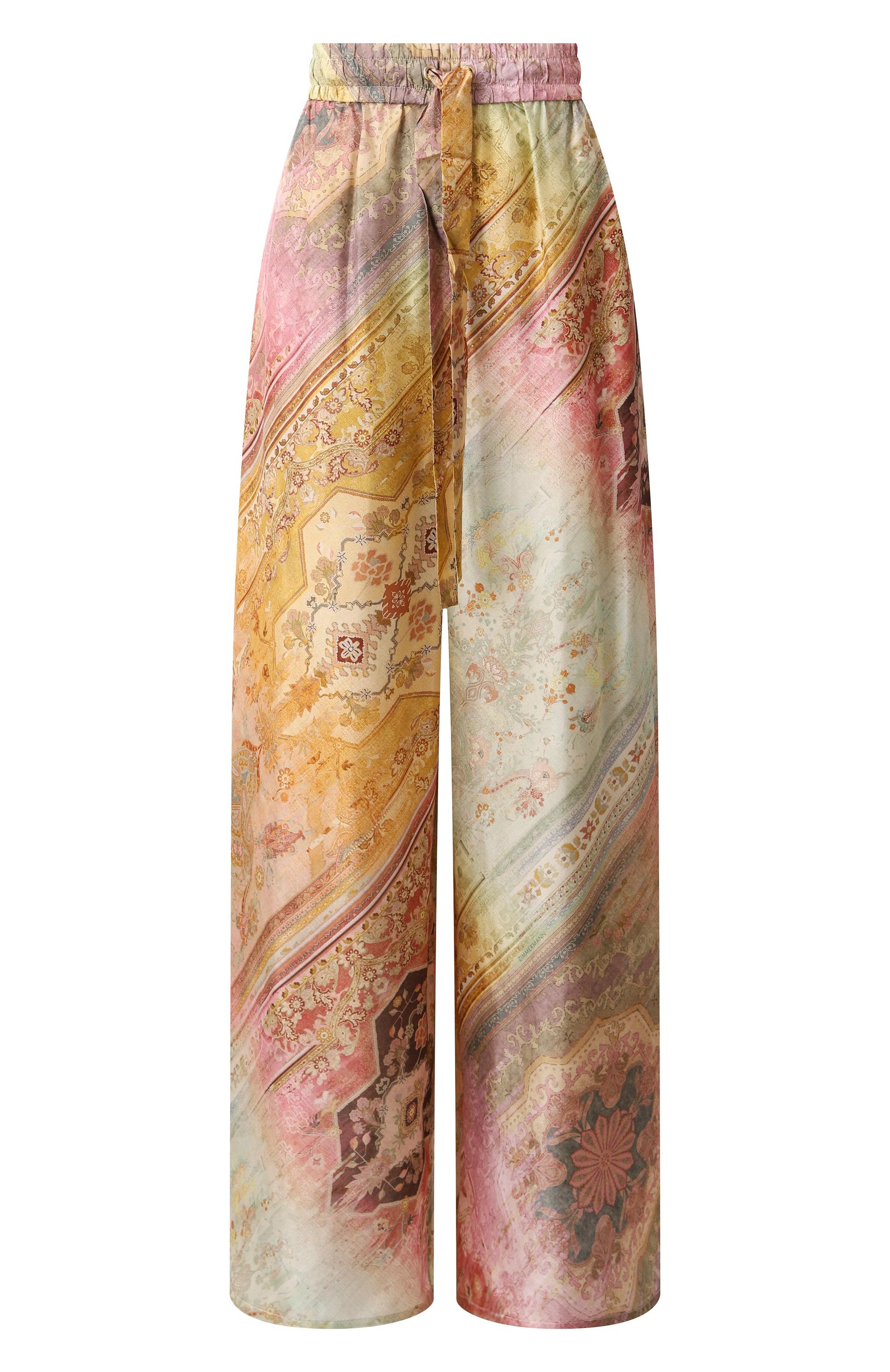 Шелковые брюки ZIMMERMANN, арт. 0679PRS253, фото 1