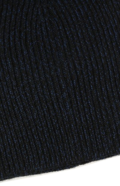 Кашемировая шапка PRADA темно-синего цвета по цене 46500 руб., арт. UMD427-5ET-F0G52-192, фото 3 Кашемировая шапка PRADA, арт. UMD427-5ET-F0G52-192, фото 3
