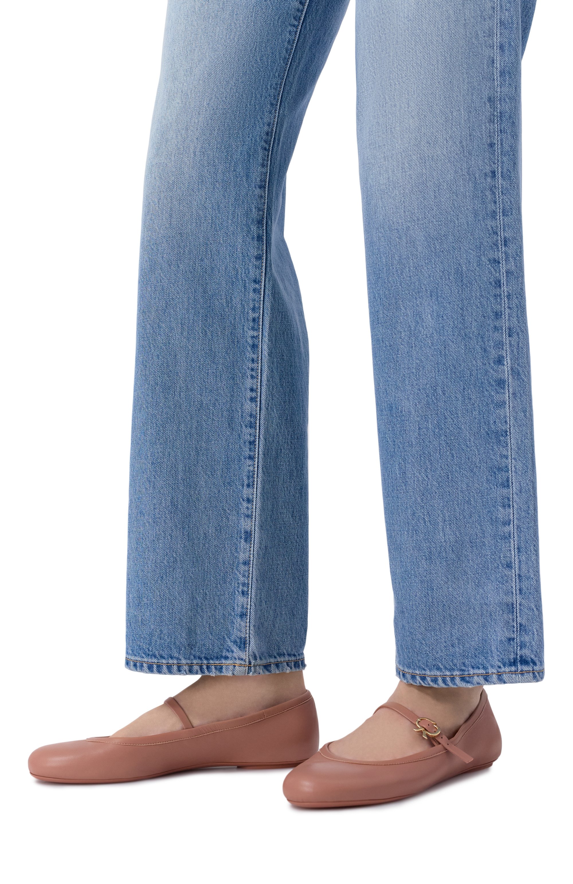 Кожаные балетки carla GIANVITO ROSSI, арт. G22223.05G0M.NAPPRAL, фото 2