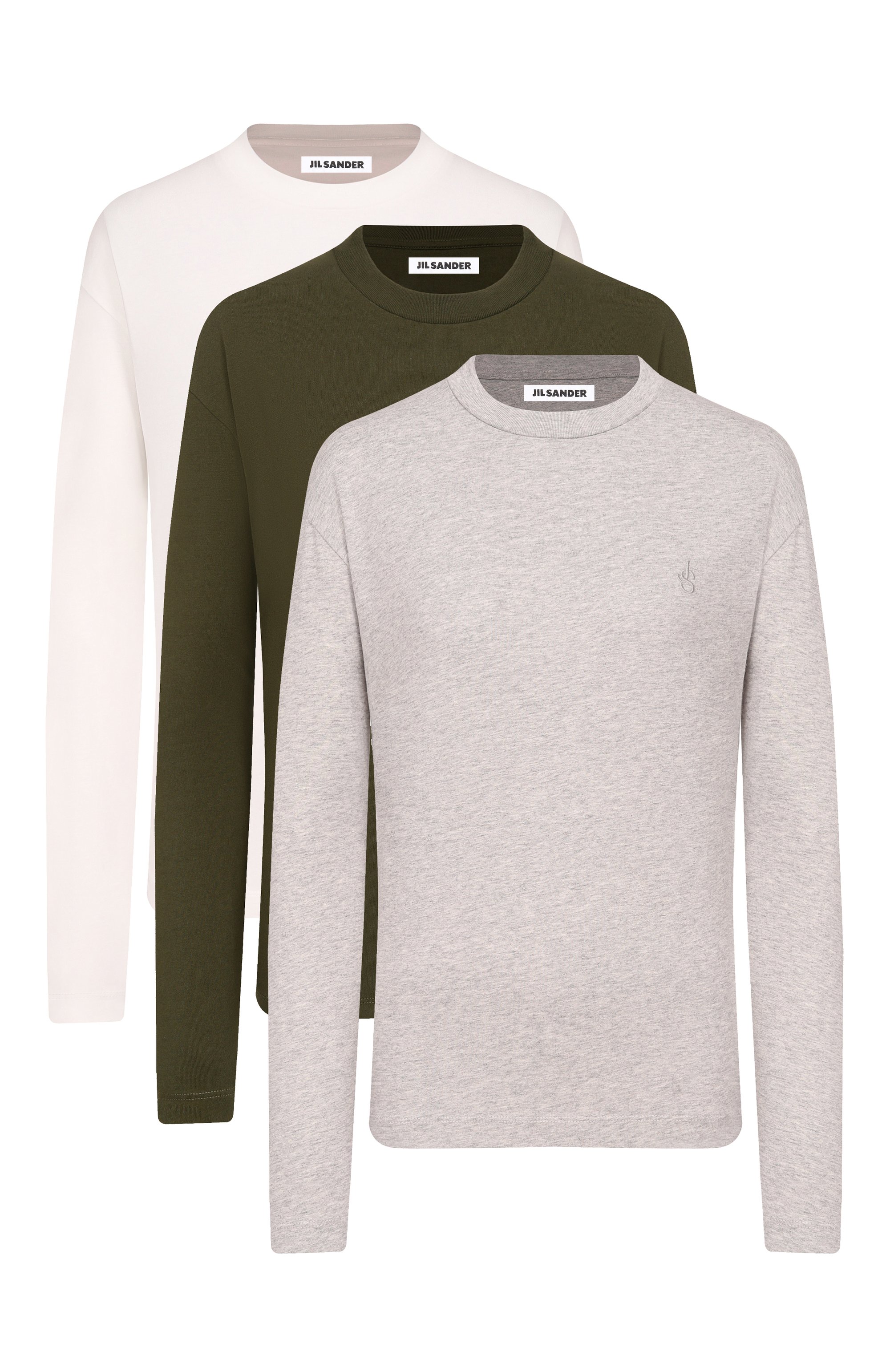 Комплект из трех лонгсливов JIL SANDER, арт. J02GC0162/JTN254, фото 1