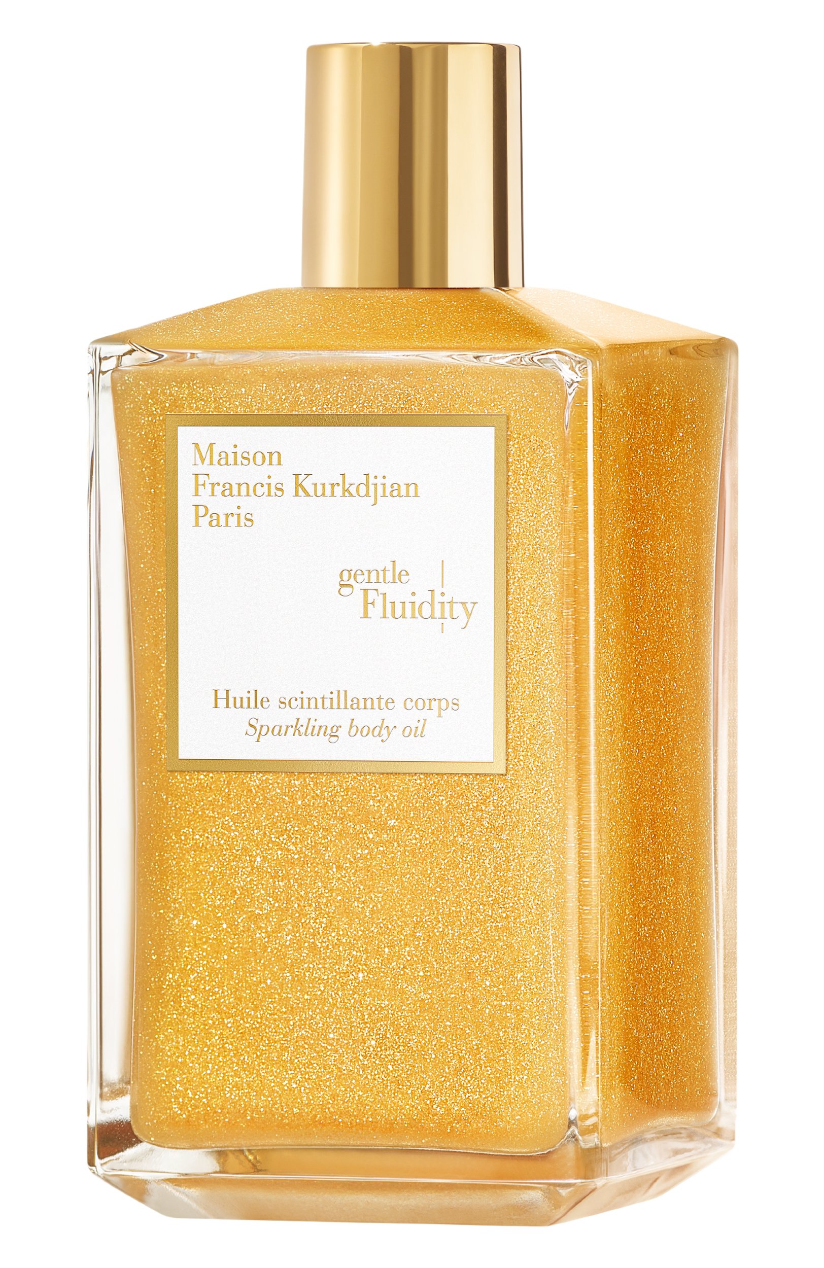 Мерцающее масло для тела gentle fluidity gold (200ml) MAISON FRANCIS KURKDJIAN бесцветного цвета по цене 21000 руб., арт. RA97286, фото 3 Мерцающее масло для тела gentle fluidity gold (200ml) MAISON FRANCIS KURKDJIAN, арт. RA97286, фото 3