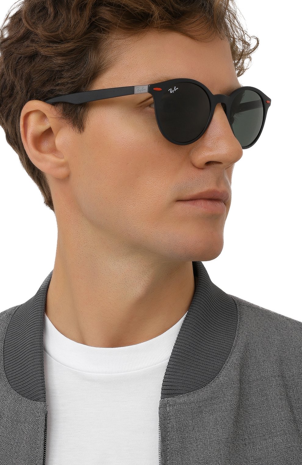 Солнцезащитные очки RAY-BAN черного цвета по цене 26100 руб., арт. 4296M-F60271, фото 3 Солнцезащитные очки RAY-BAN, арт. 4296M-F60271, фото 3