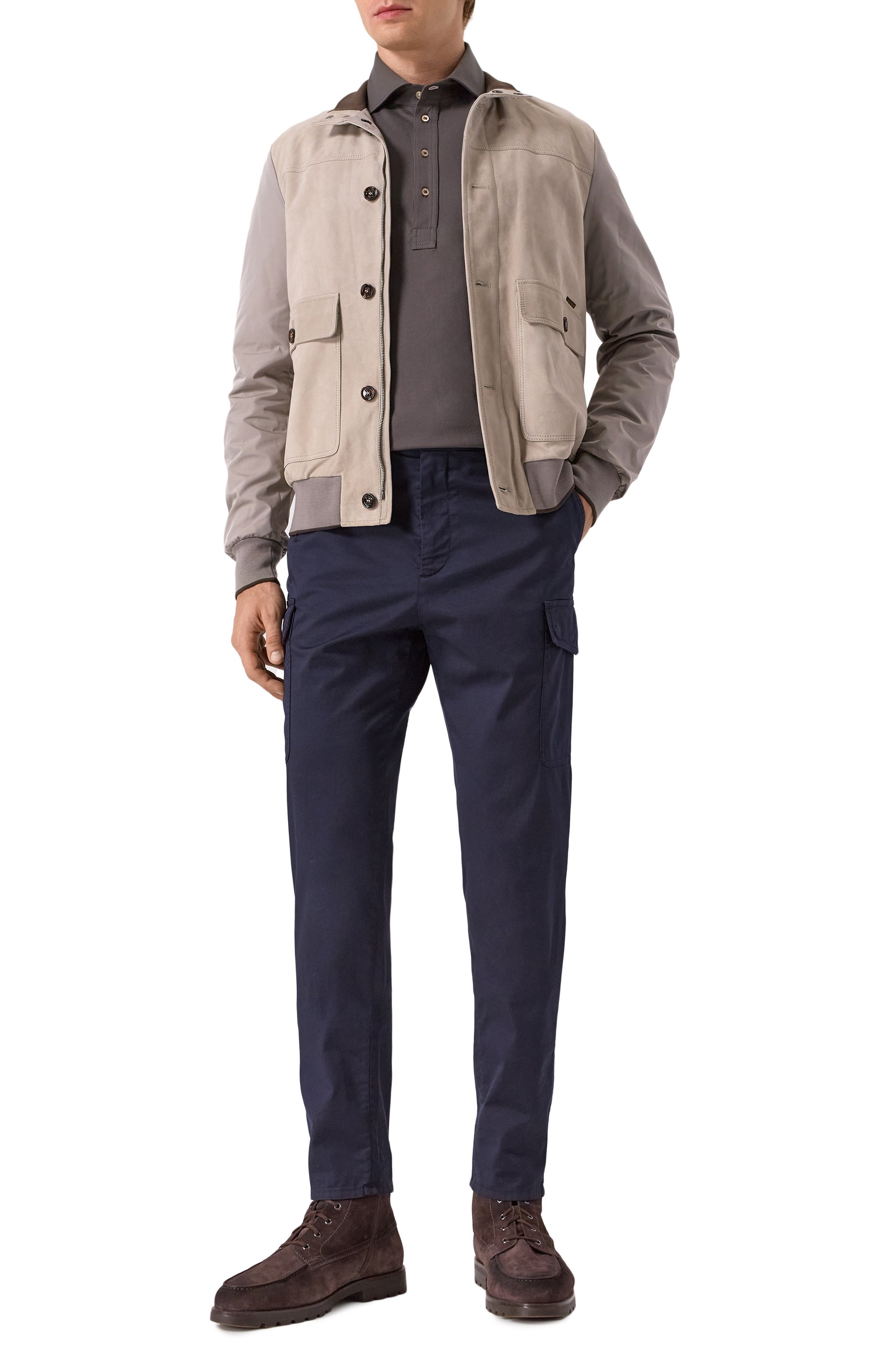 Хлопковое поло BRUNELLO CUCINELLI, арт. M0B133914, фото 2