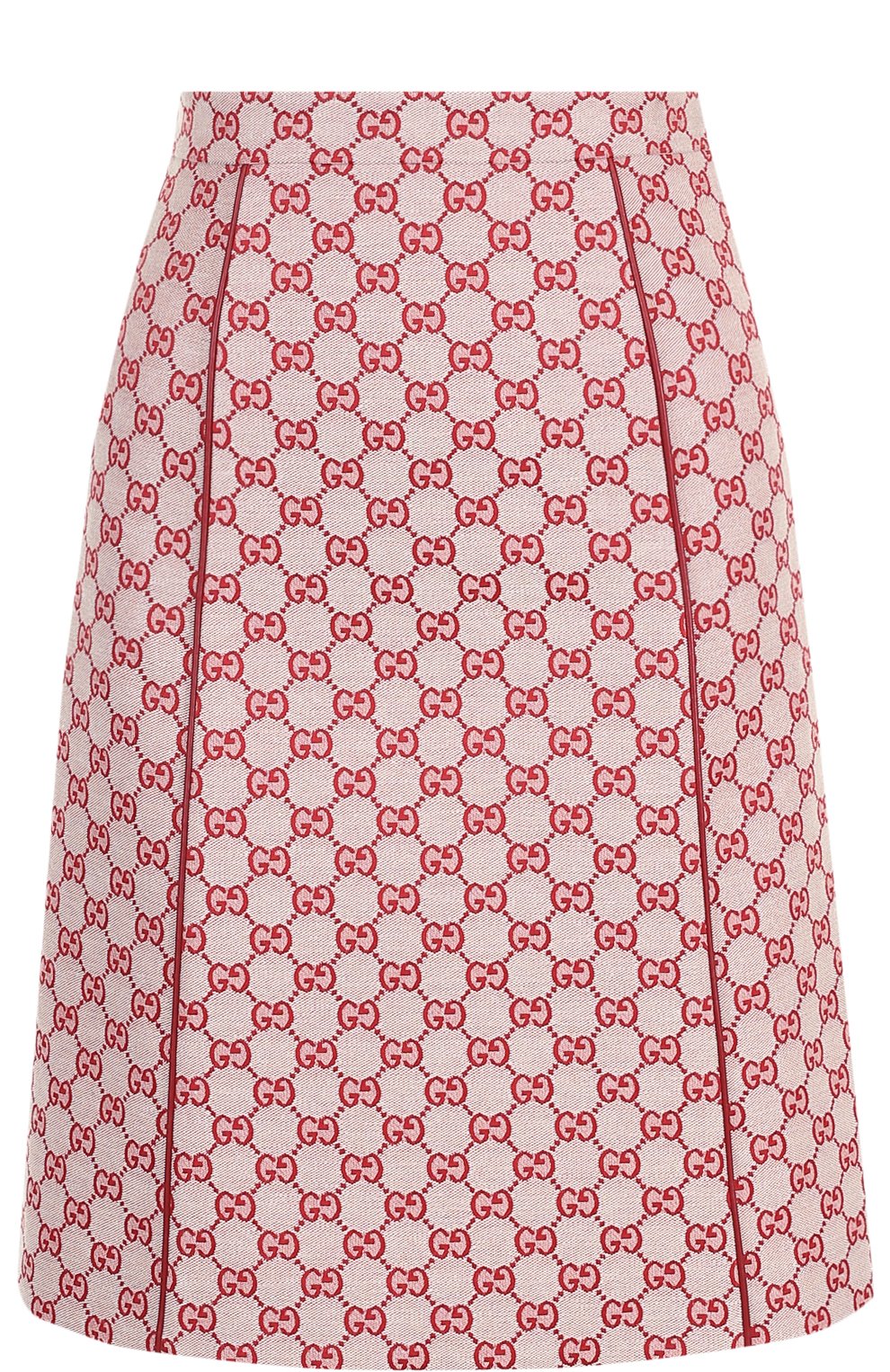 Хлопковая мини-юбка с логотипом бренда GUCCI, арт. 519747/ZKD86, фото 1