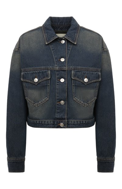 Джинсовая куртка ISABEL MARANT темно-синего цвета по цене 48600 руб., арт. 24P/VE0075FA-B1H04I, фото 1 Джинсовая куртка ISABEL MARANT, арт. 24P/VE0075FA-B1H04I, фото 1